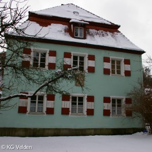Pfarrhaus im Winter