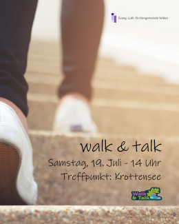 Walk and Talk